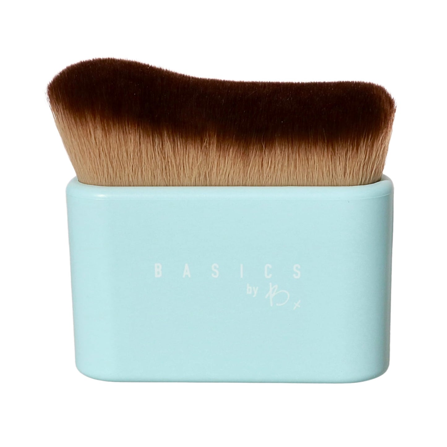 Basics by B - Body Glow Brush - Mess-Free Application Tool - Soft, Densely Packed Bristles to Buff + Blend - Vegan, Cruelty-Free Beauty and Personal Care Basics by B