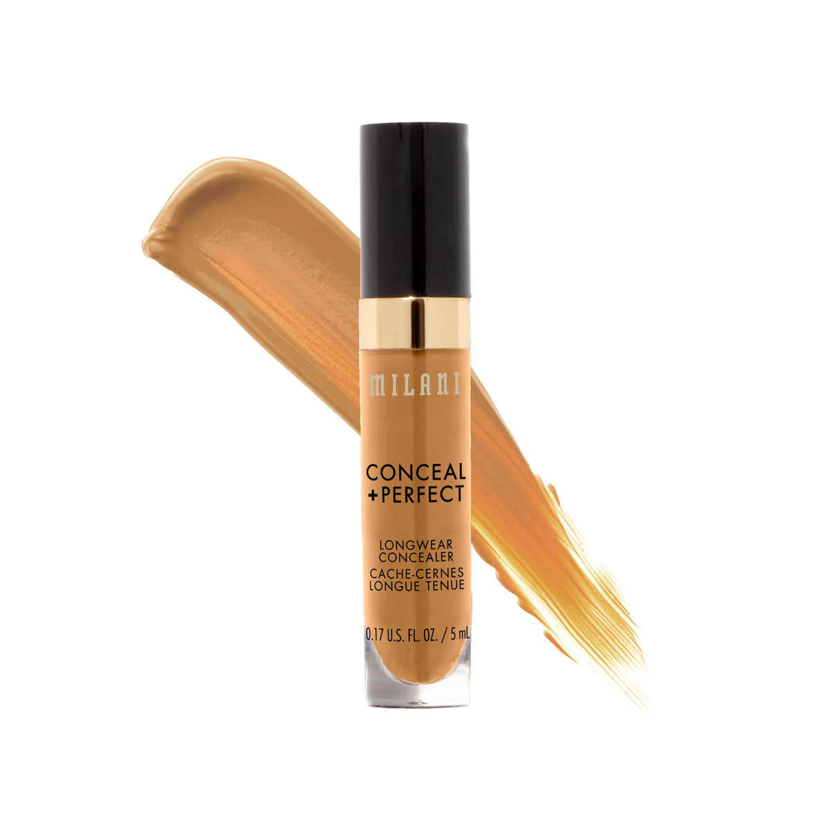 Milani Conceal + Perfect Longwear Concealer Full Coverage Infused with Hyaluronic Acid & Vitamin E, Cover Dark Circles, Blemishes & Skin Imperfections Beauty & Personal Care Milani