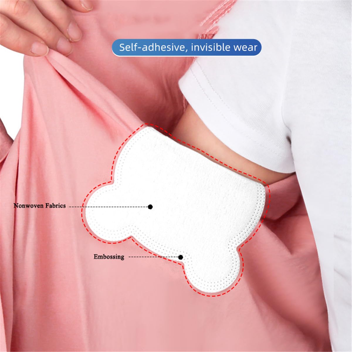 20 Pcs Underarm Sweat Pads, Armpit Sweat Pads for Women And Men Large Self Adhesive Armpit Sweet Pads Shields Pads Disposable Sweat Absorbing Pads Beauty and Personal Care KimDaro