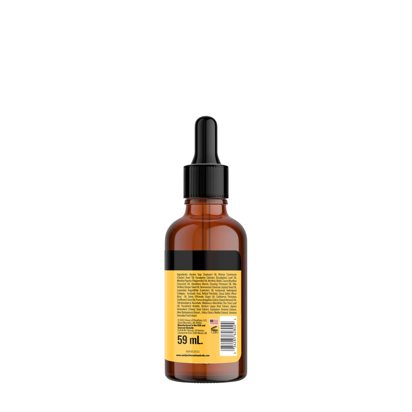 Aunt Jackie's Elixir Essentials Hair & Scalp Oil, Saw Palmetto, Jamaican Black Castor Oil & Grapeseed Oil, Nourishes, Thickens & Supports Hair Beauty & Personal Care Aunt Jackie's