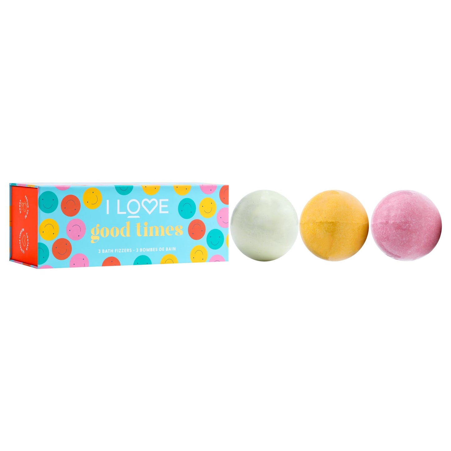 I LOVE Special Moments Good Times Bath Fizzer Pack - Natural Bath Bombs Gift Set - Shea Butter Bath Bombs Set - Spa Gift Set for Women - 3 pc Beauty and Personal Care I LOVE