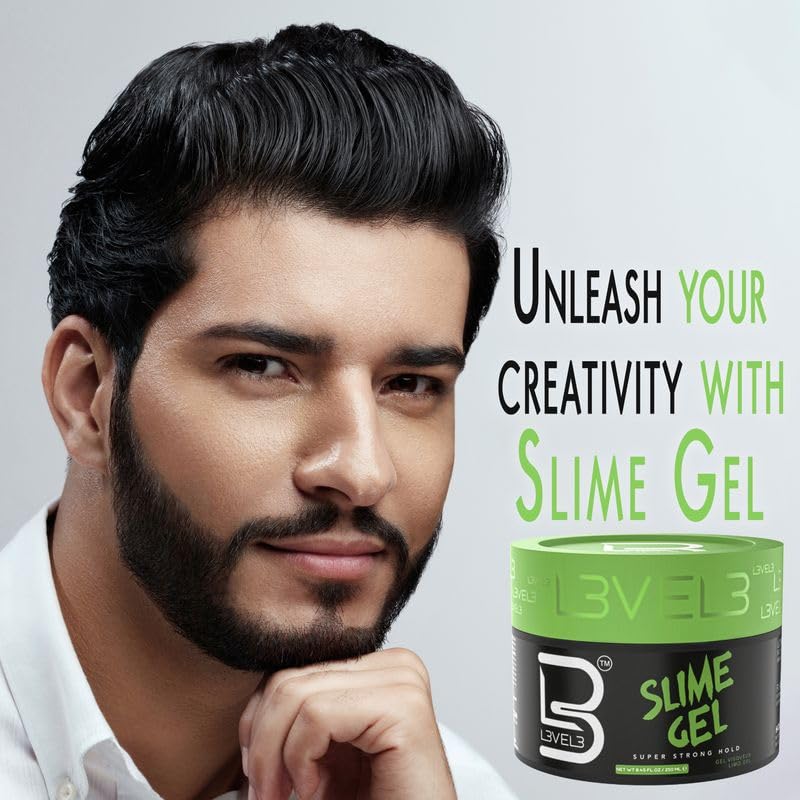 L3 - Level 3 Slime Gel - Firm Hold Hair Styling Gel Beauty & Personal Care L3