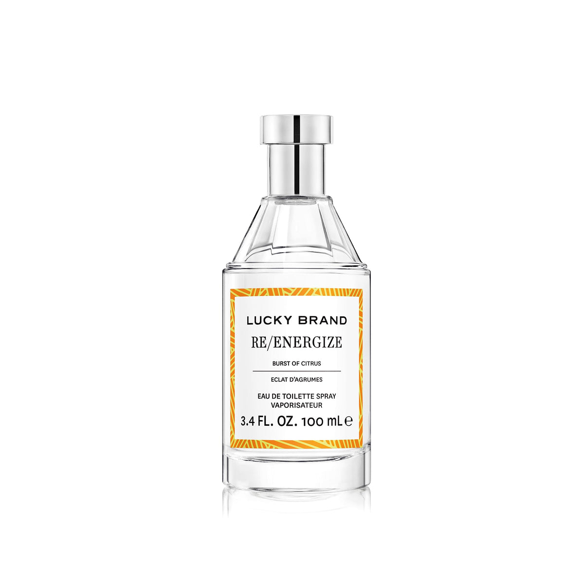 Lucky Brand Re/Energize The New Sustainably-Inspired & Exhilarating Mood-Evoking Unisex Fragrance For Women & Men, 3.4 Fl Oz EDT Spray (Pack of 1)