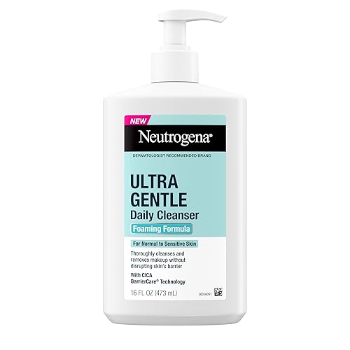 Neutrogena Ultra Gentle Foaming Facial Cleanser, Fragrance Free Hydrating Face Wash for Sensitive Skin, Daily Non Over Drying Makeup Remover Beauty & Personal Care Neutrogena