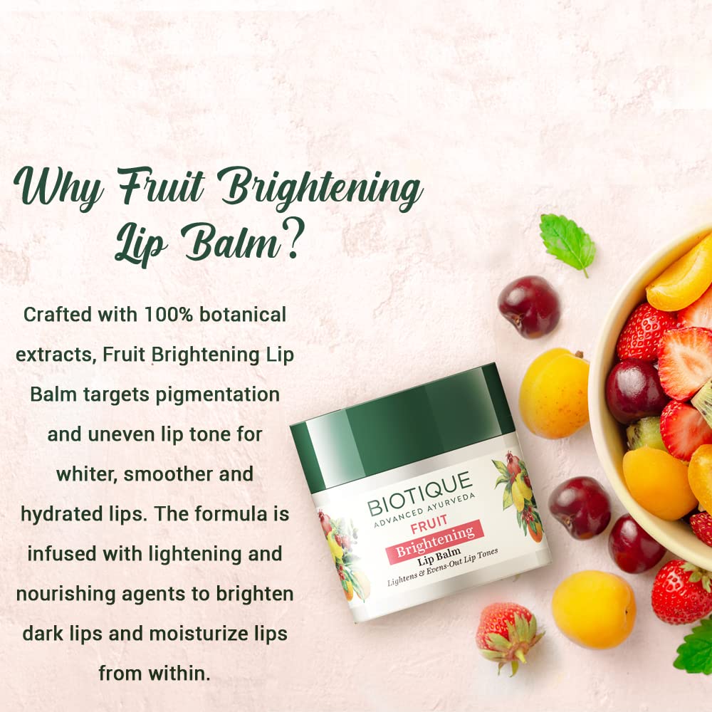 Biotique Bio Fruit Lip Balm, 12 gm Beauty and Personal Care Biotique