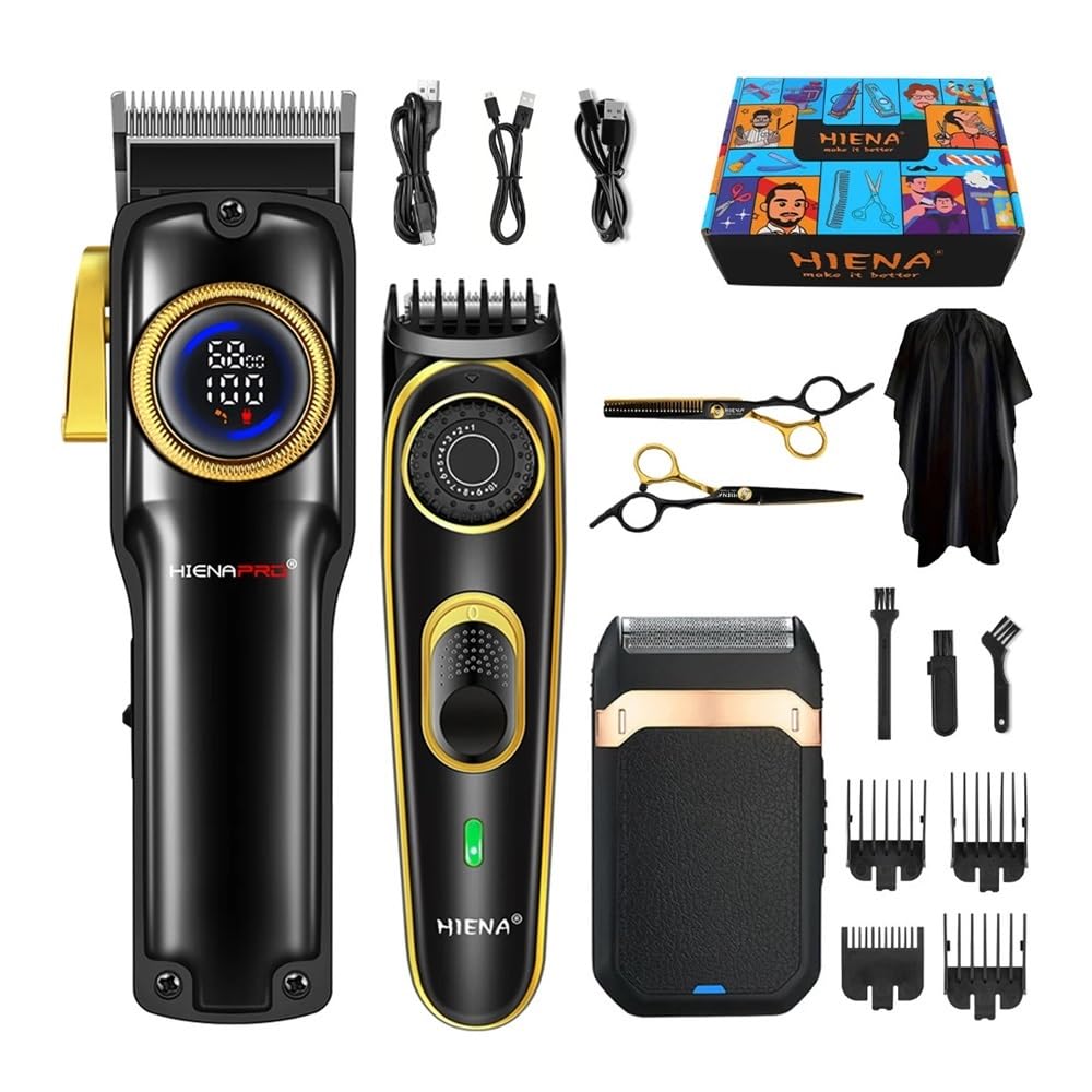 EWKYLSEM Razors 3pcs Professional Hair Cutting Machine,USB Charging Cordless use,high Power Sharp Trim Without Pulling Hair,Fast Cutting Clean Beauty and Personal Care EWKYLSEM