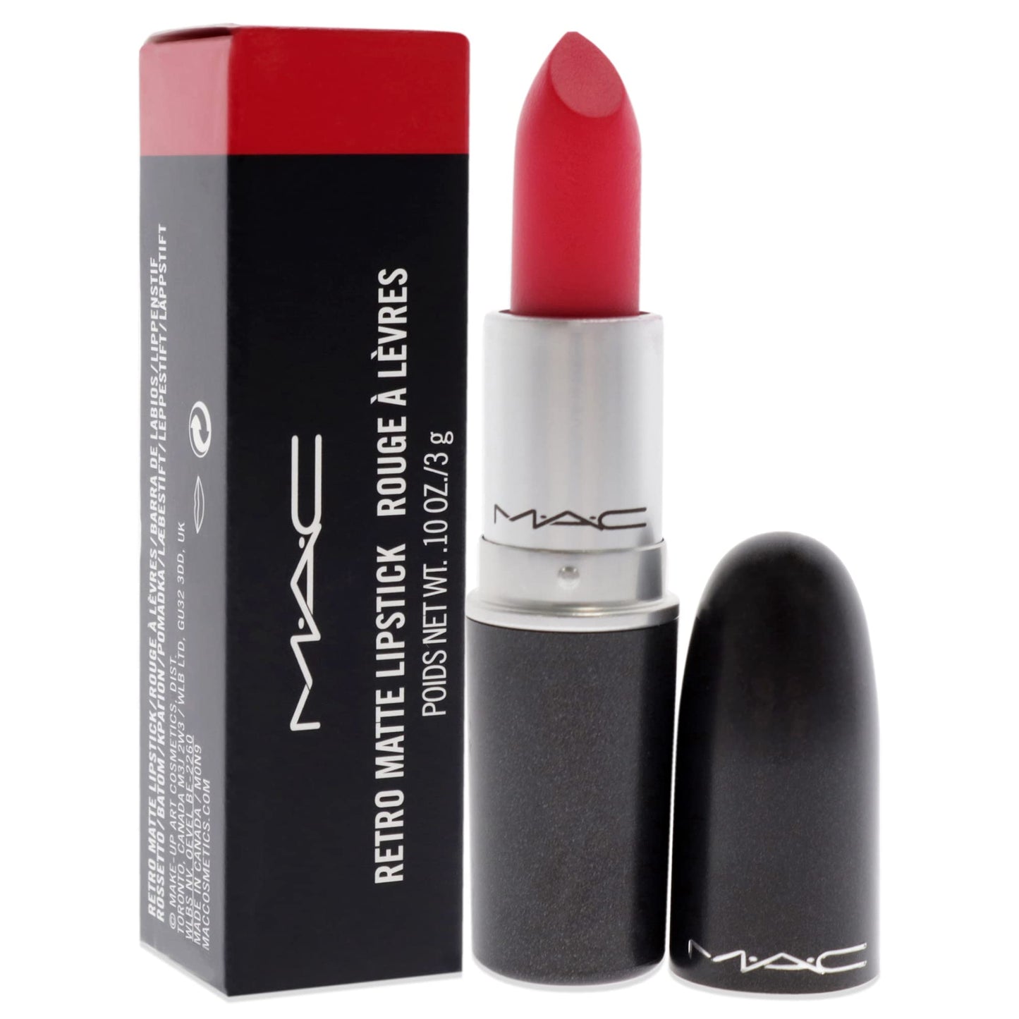 MAC Retro Matte Liquid Lipstick - 706 Relentlessly Red for Women - 0.1 oz Lipstick Beauty & Personal Care MAC