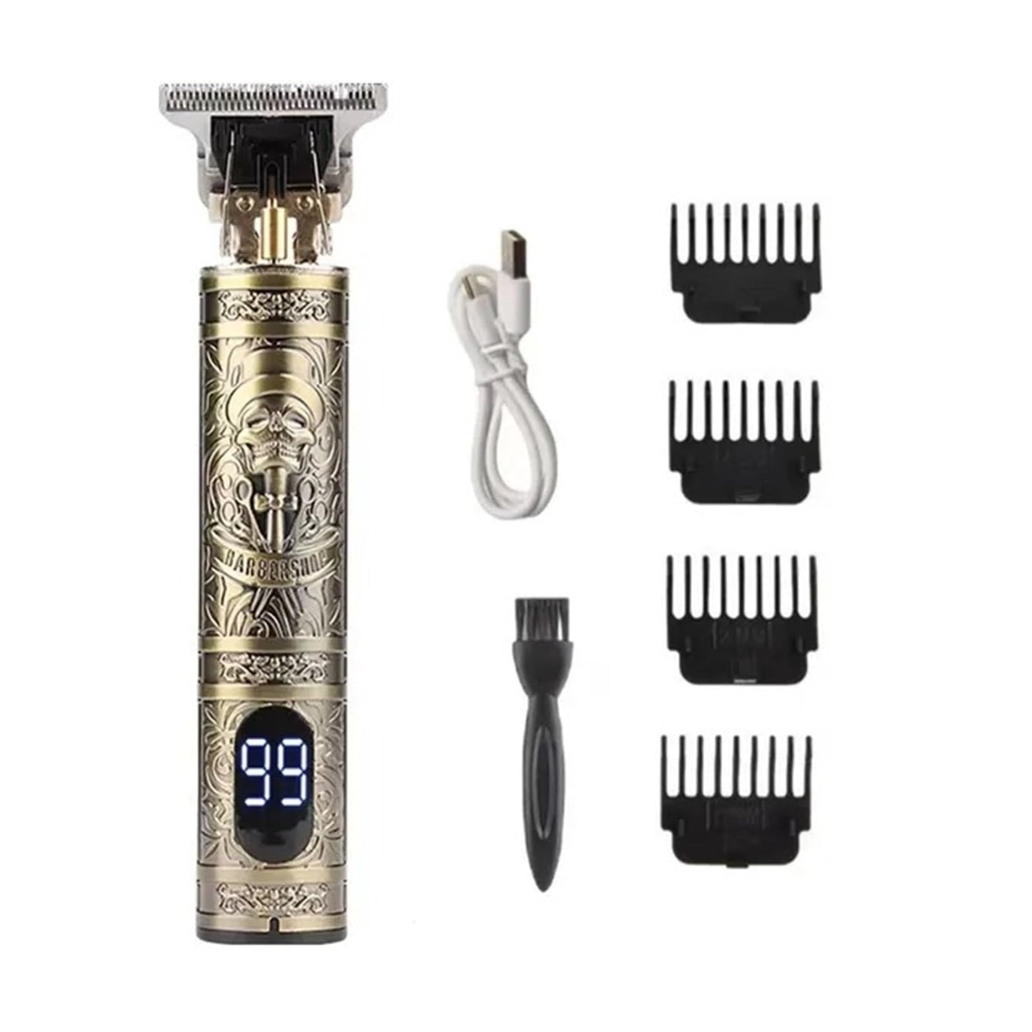 Razors Hair Cutting Machine Hair Clippers Rechargeable Beard Shaver Professional Electric Hair Trimmer for Men Barber(Gold Dragon A) Beauty and Personal Care EWKYLSEM