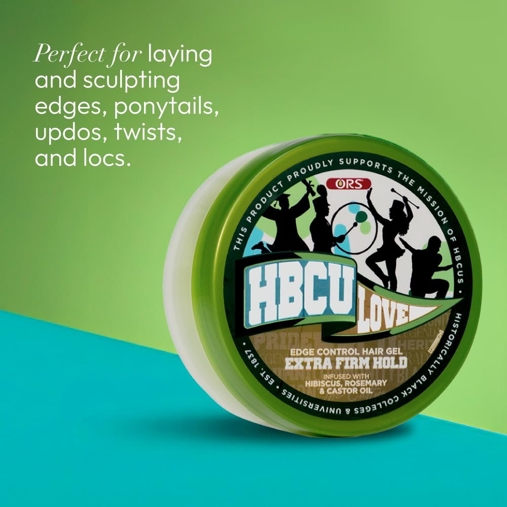 ORS Olive Oil HBCU Culture Edge Control Hair Gel Extra Firm Hold 2.25 Ounces Beauty & Personal Care ORS