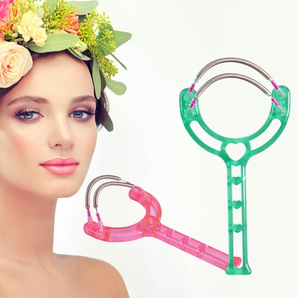 OHPHCALL Spring Hair Removal Tool Dual Spring Facial Hair Remover Handheld Threading Beauty Epilator Skin Epilator Random Color Beauty and Personal Care OHPHCALL