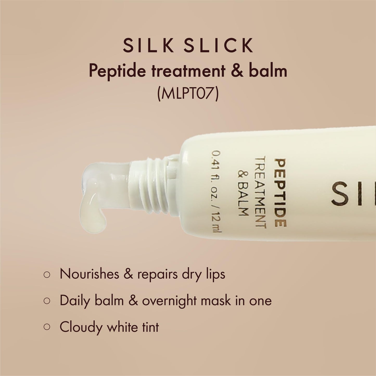 Absolute New York Gloss Slick Peptide Tinted Balm, Weightless and Non-Sticky, Soft Hydrated and Plump Lips (MLPT07 Peptide Treament Balm) Beauty & Personal Care Absolute New York