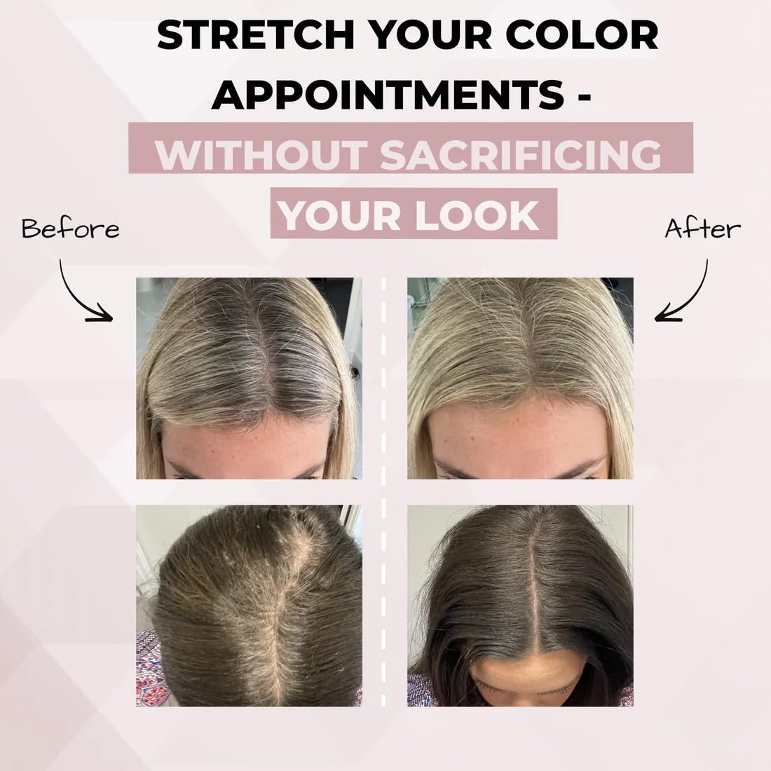 Rumi Cosmetiques HairMagic+ Root Touch Up Powder for Mature Women - Instant Gray Hair Coverage & Hairline Filler - Water-Resistant, Natural Finish Beauty & Personal Care Rumi Cosmetiques