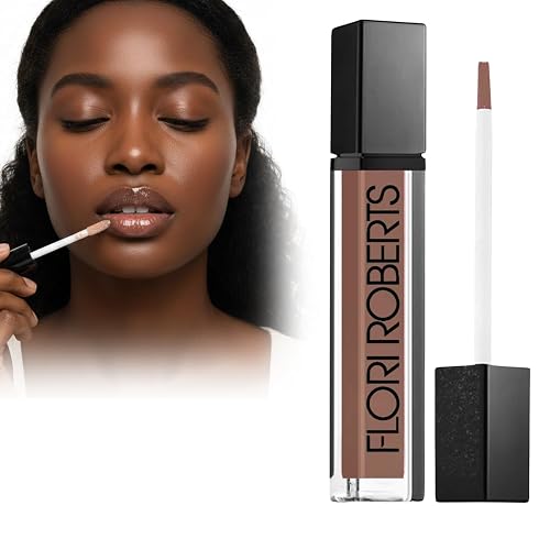 Flori Roberts Mineral Base Lip Shine, Vibrant Lip Gloss Makeup for Women of Color or Deeper Skin Tones, Non-Sticky, Long Wear High Shine Finish Beauty & Personal Care Flori Roberts