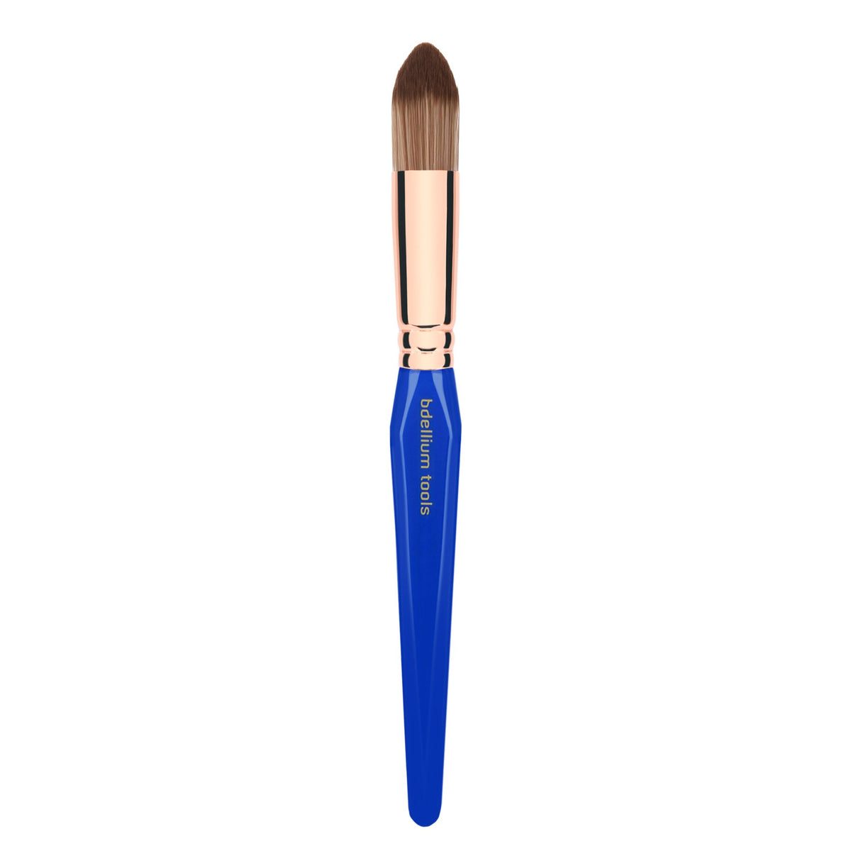 Bdellium Tools Professional Makeup Brush - Golden Triangle 949 Pointed Foundation - With All Vegan and Soft Synthetic Fibers, For Foundation