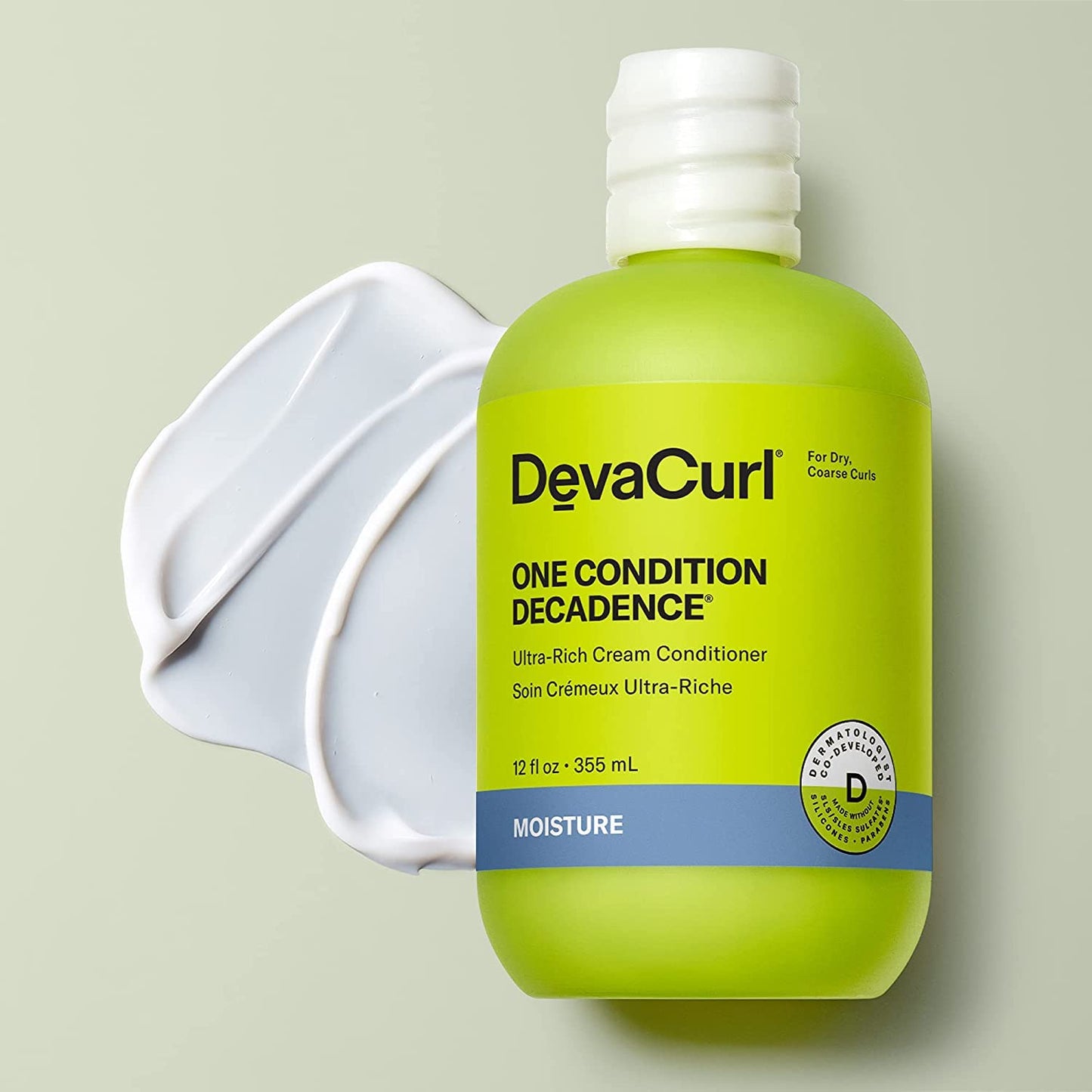 DevaCurl One Condition Decadence Ultra-Rich Cream Conditioner, Green Oasis, 12 fl. oz. Beauty & Personal Care DevaCurl