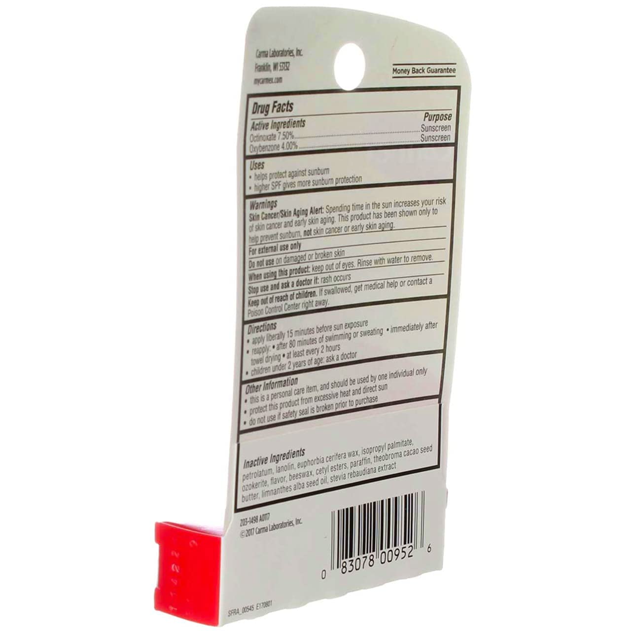 Carmex Click-Stick Moisturizing Lip Balm SPF 15 Strawberry 0.15 oz (Pack of 4) Beauty & Personal Care Carmex