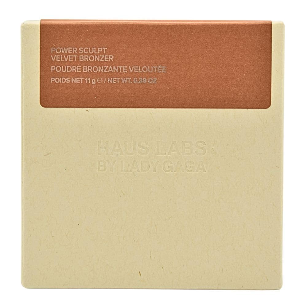 Haus Labs Power Sculpt Velvet Bronzer - Terra Sol Light Medium, Golden Peach Undertones, Natural Finish, Clean Talc-Free 12-Hour Powder Bronzer Beauty & Personal Care Haus Laboratories