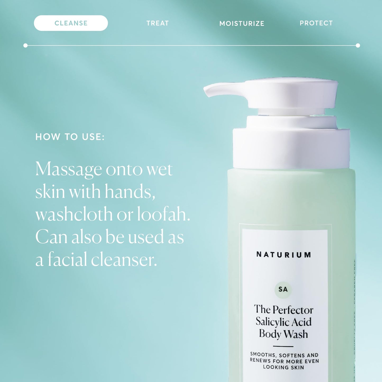 Naturium The Perfector Salicylic Acid Body Wash, Gentle & Smoothing Cleanser, 16.9 oz Beauty & Personal Care Naturium