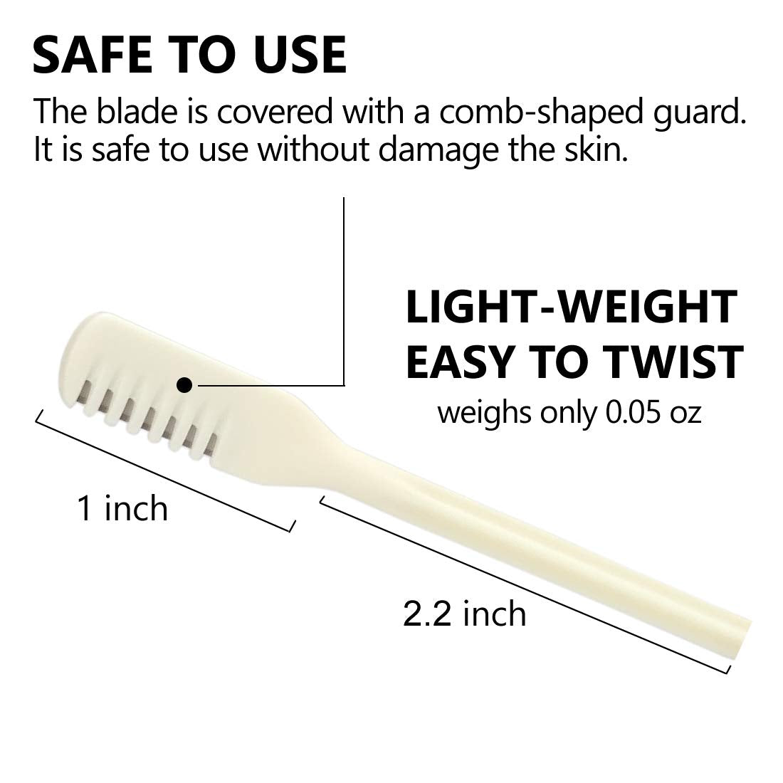 Seki Japan Nose Hair Trimmer Clipper Cutter Safety Protected Razor Hair Removal (Pack of 10 Pieces) Beauty and Personal Care Product of Gifu Japan