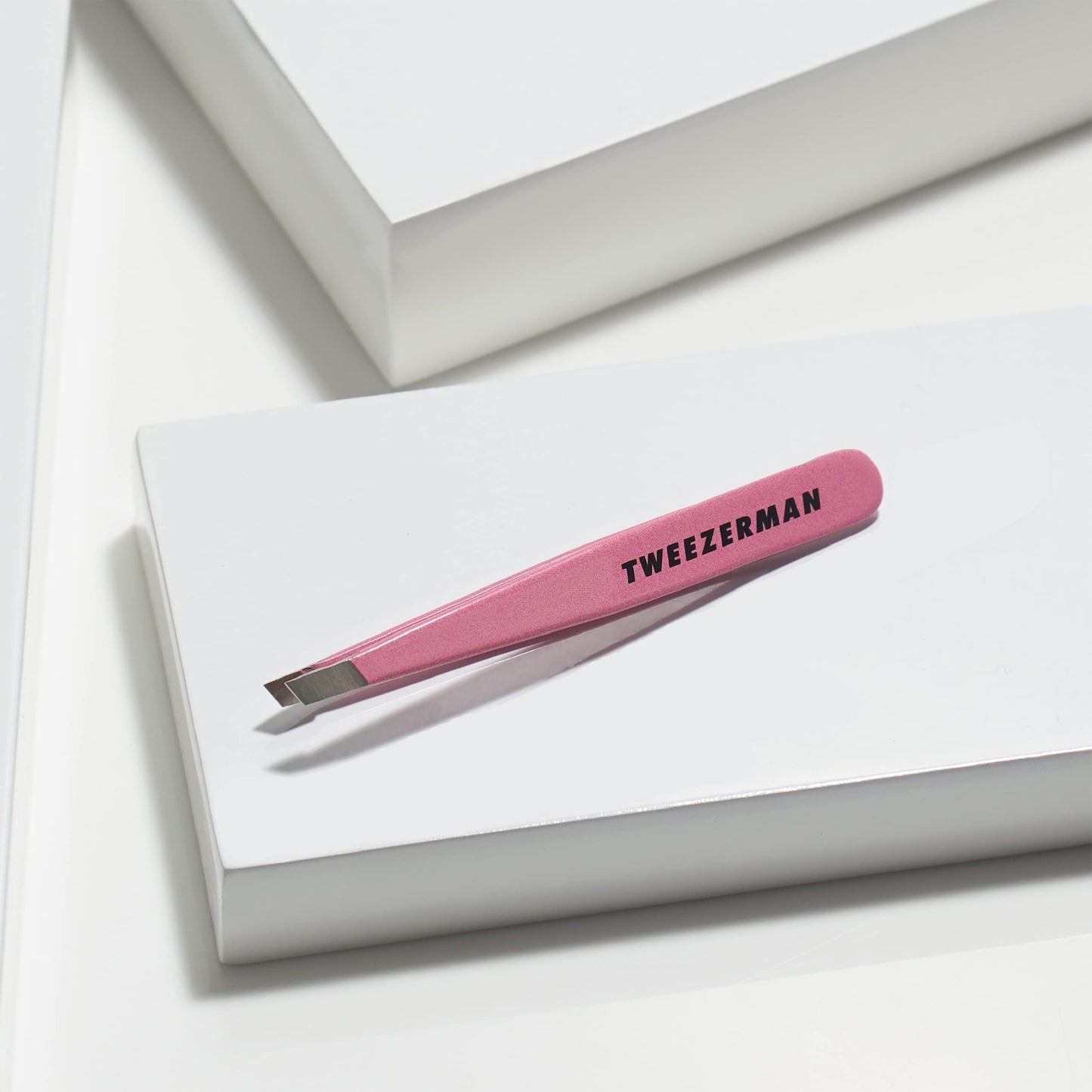 Tweezerman Exclusive Tea Rose Mini Slant Tweezer Beauty & Personal Care Tweezerman