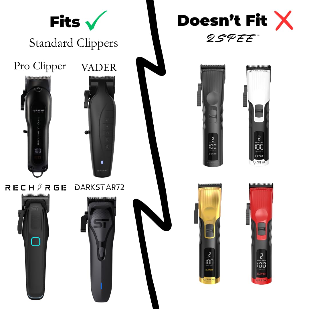Supreme Trimmer Magnetic Guide Combs for Clippers - CMG100 Hair Clipper Guards, 10 Cutting Lengths - Acid Green Beauty and Personal Care Supreme Trimmer