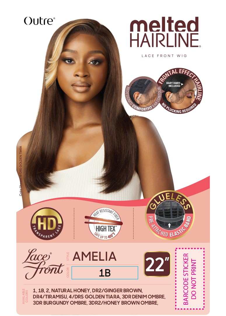 Outre Lace Front Wig - Melted Hairline - AMELIA (2)