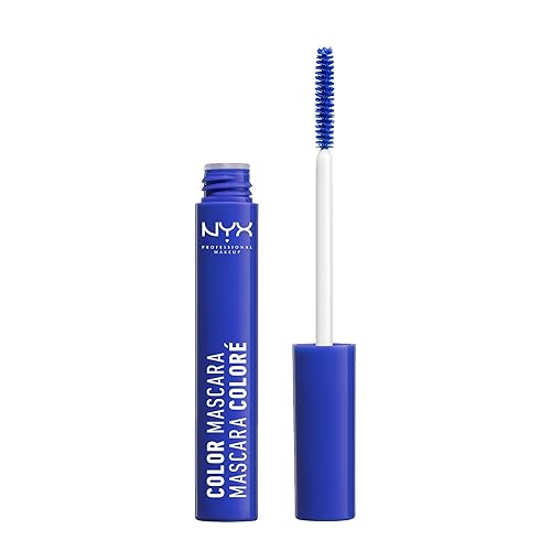 NYX Professional Makeup Color Mascara, Blue, 0.32 Ounce Beauty & Personal Care NYX PROFESSIONAL MAKEUP