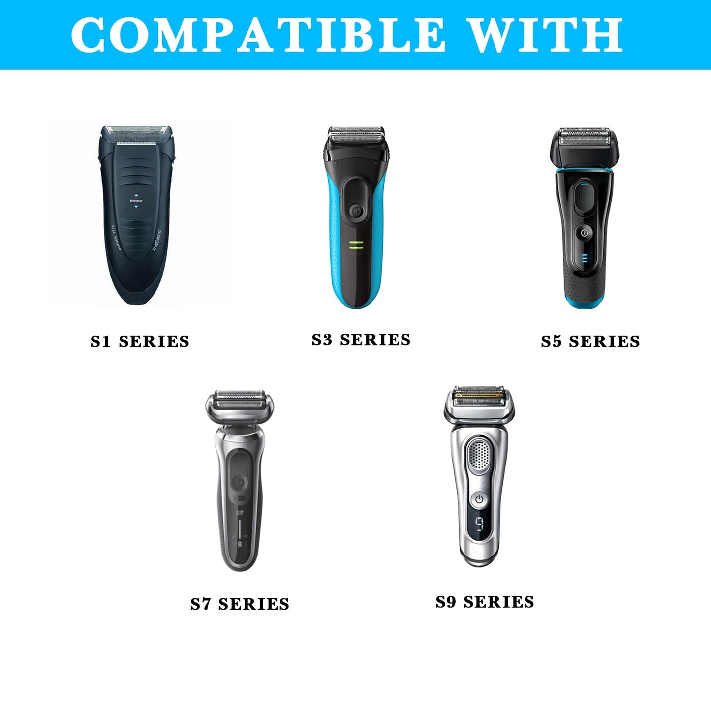 Linkidea 5V Shaver Charger Cord Compatible with Braun Series 1, 3, 5, 7, 9, Replacement USB Adapter Cable, Electric Razor Data Cable (Black) Beauty and Personal Care Linkidea