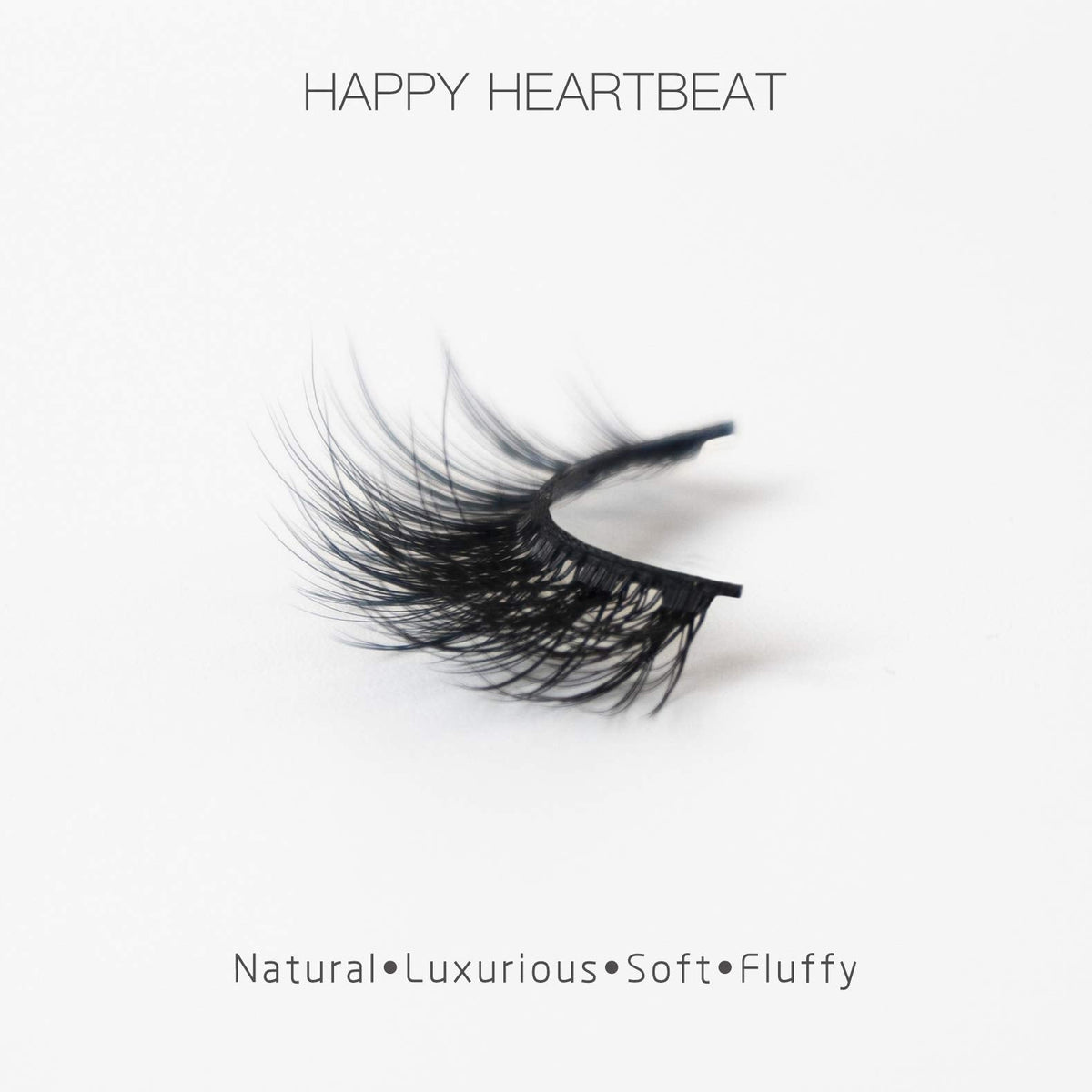 Happy Heartbeat 3D False Eyelashes Spiky Wispy Natural Cat Eye Manga Fluffy Soft Faux Mink lashes Reusable Short Fake Lashes 10 Pairs(H2) Beauty & Personal Care Happy Heartbeat