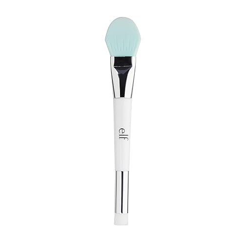 e.l.f., Pore Refining Brush and Mask Tool, Silicone Spatula, Gentle, Versatile, Applies Foundation Mess-Free, Removes Dirt and Makeup, Blends, Easy Beauty & Personal Care e.l.f.