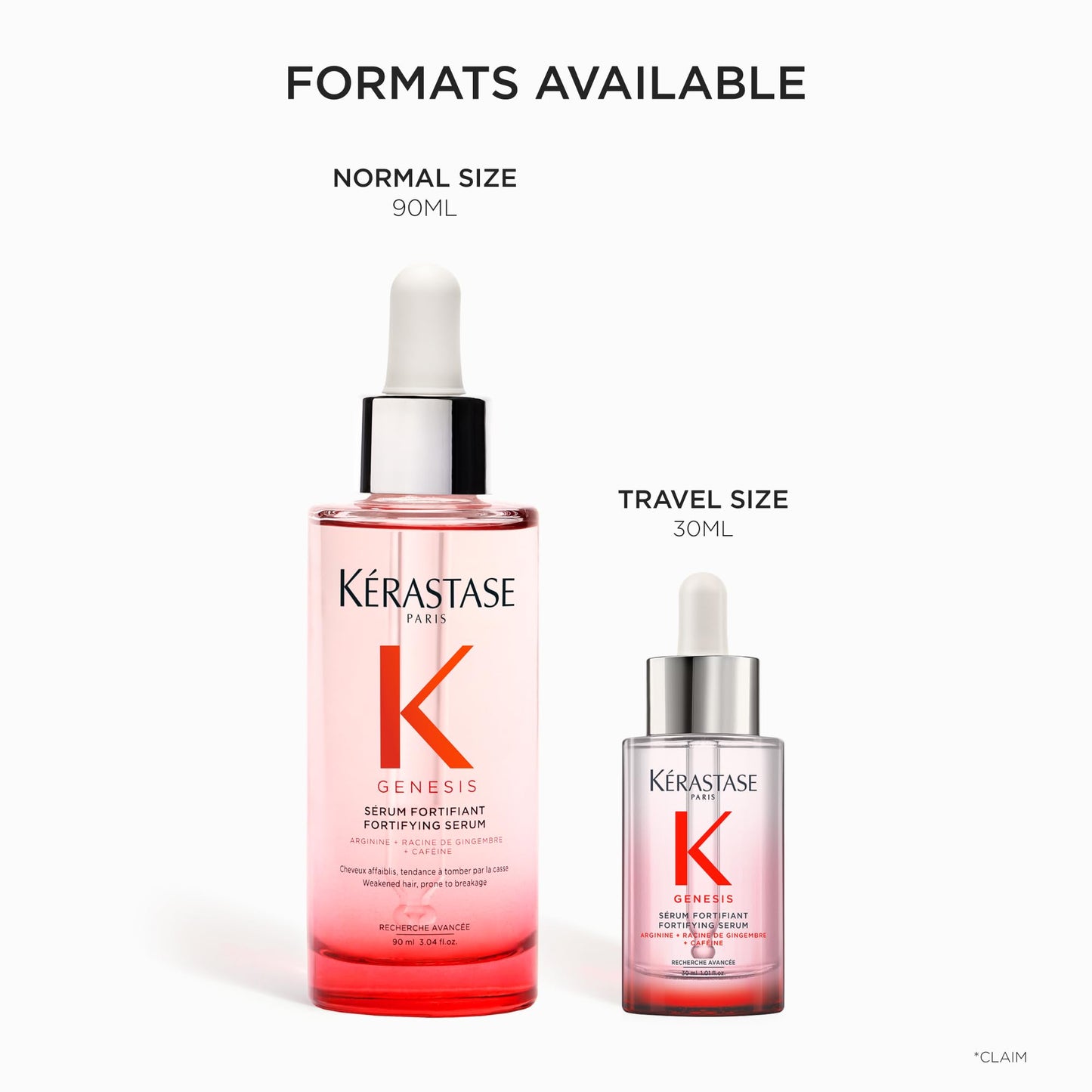 Kerastase Genesis Hair Serum - Daily Strengthening Treatment for Weak Hair, Silicone-Free, Anti-Breakage, Nourishes and Reinforces Hair, Serum Beauty and Personal Care KÉRASTASE