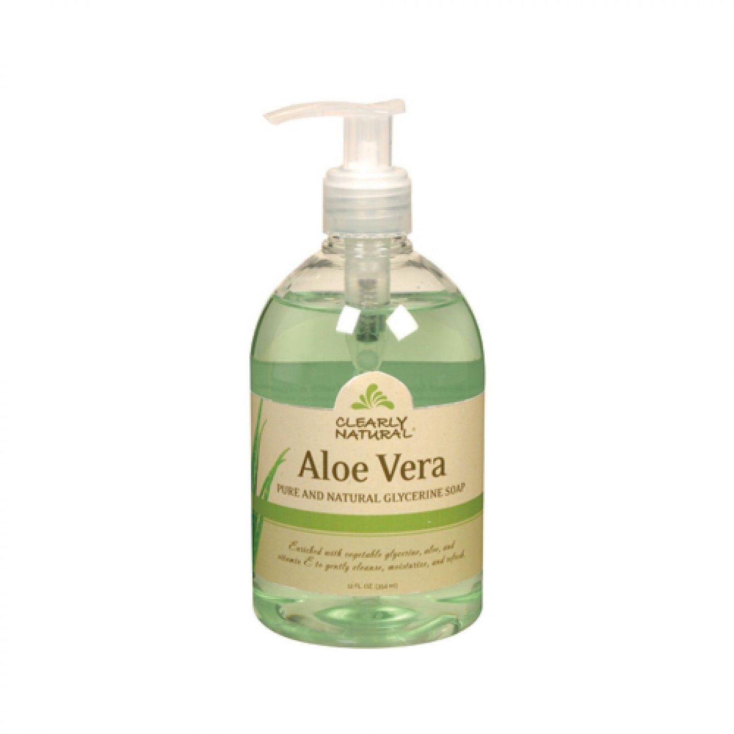 Clearly Natural Liq Soap W/Pump Aloe Vera 12 Fz Beauty & Personal Care Clearly Natural