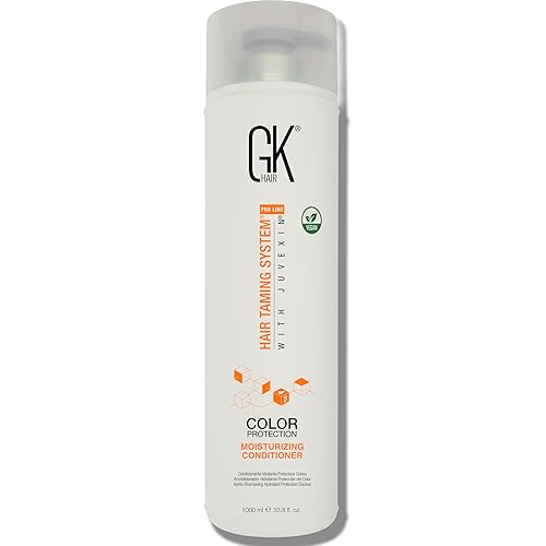 GK HAIR Moisturizing Conditioner Colored Hair Treated for Dry Damaged Repair Curls Intense Hydration Strengthening Frizz Control Keratin Treatment Beauty & Personal Care GK HAIR