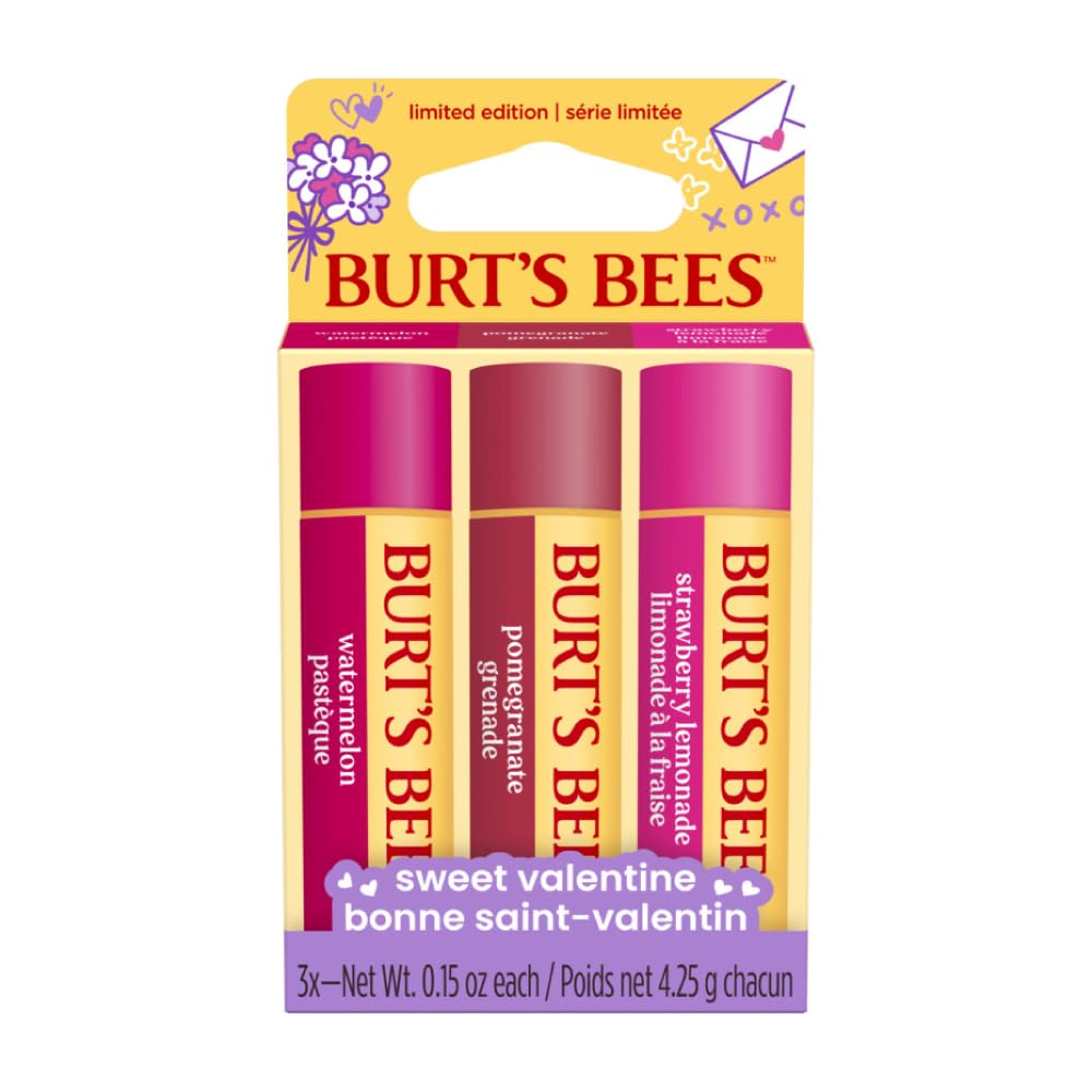 Burt's Bees Lip Balm Pomegranate + Watermelon + Strawberry Lemonade Beauty and Personal Care Burt's Bees