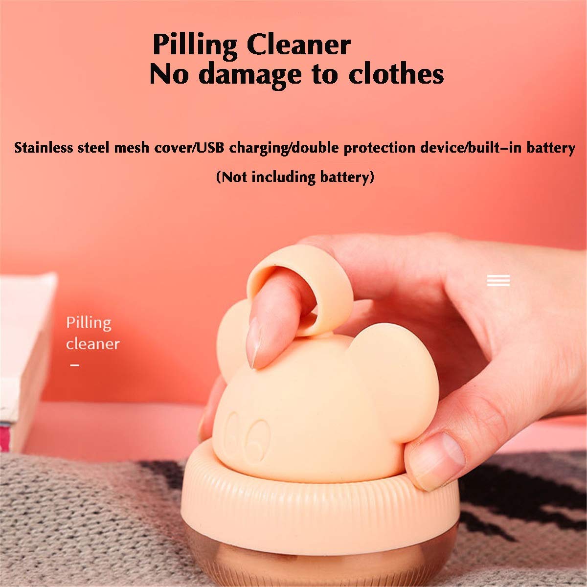 Hair Removal Device Hair Removal Ball Hair Removal Device Shaving Machine Rechargeable Multifunctional Clothes USB Hair Ball Trimmer Portable Epilator Beauty and Personal Care HYUWANGYU