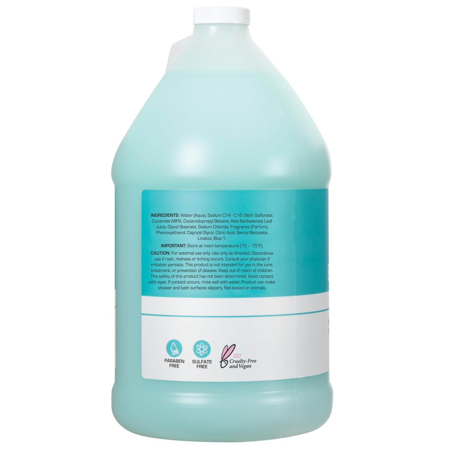 Ginger Lily Farms Club & Fitness Nourishing Body Wash, 100% Vegan & Cruelty-Free, Ocean Breeze Scent, 1 Gallon Refill (Pack of 4) Beauty & Personal Care Ginger Lily Farms