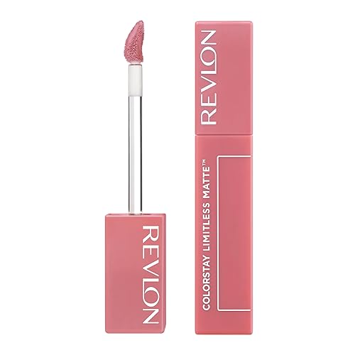 Revlon ColorStay Limitless Matte Liquid Lipstick, Vegan Formula, No-Budge, Longwear Lip Color, Long Lasting, Lightweight/Comfortable, Waterproof, 005 Beauty & Personal Care REVLON