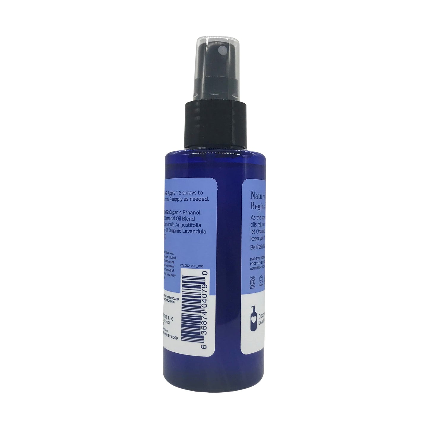 EO, Organic Lavender Deodorant Spray, 4 Fl Oz Beauty and Personal Care EO