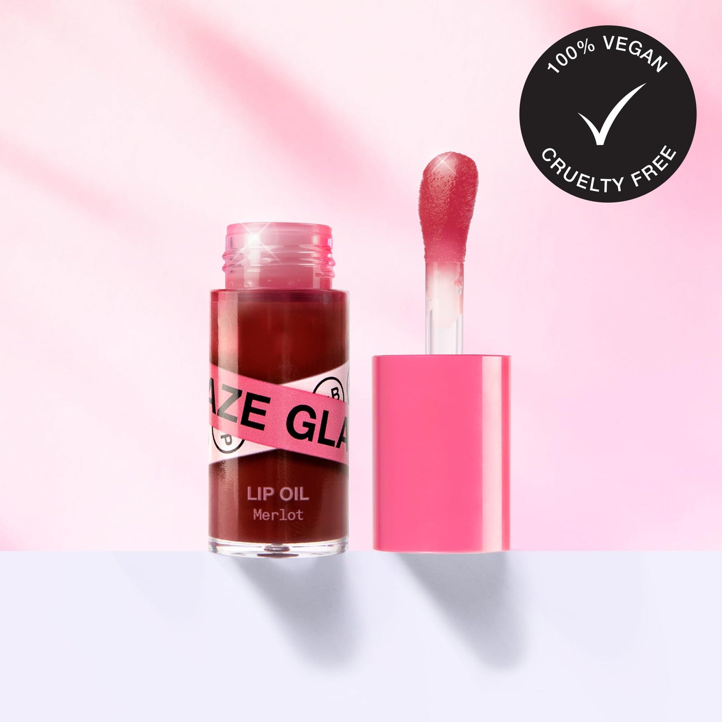 Innbeauty Project Glaze Lip Oil Merlot, Hydrating Vegan Lip Oil Gloss Hybrid, 0.2 OZ Beauty & Personal Care Innbeauty Project