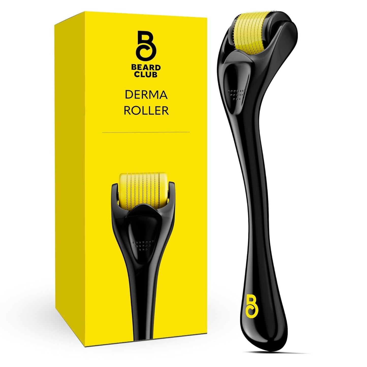 The Beard Club Derma Roller for Face, Body and Scalp - Microneedling for Men and Women with 540 Titanium Microneedles - Beard Roller & Micro Needling Beauty and Personal Care The Beard Club