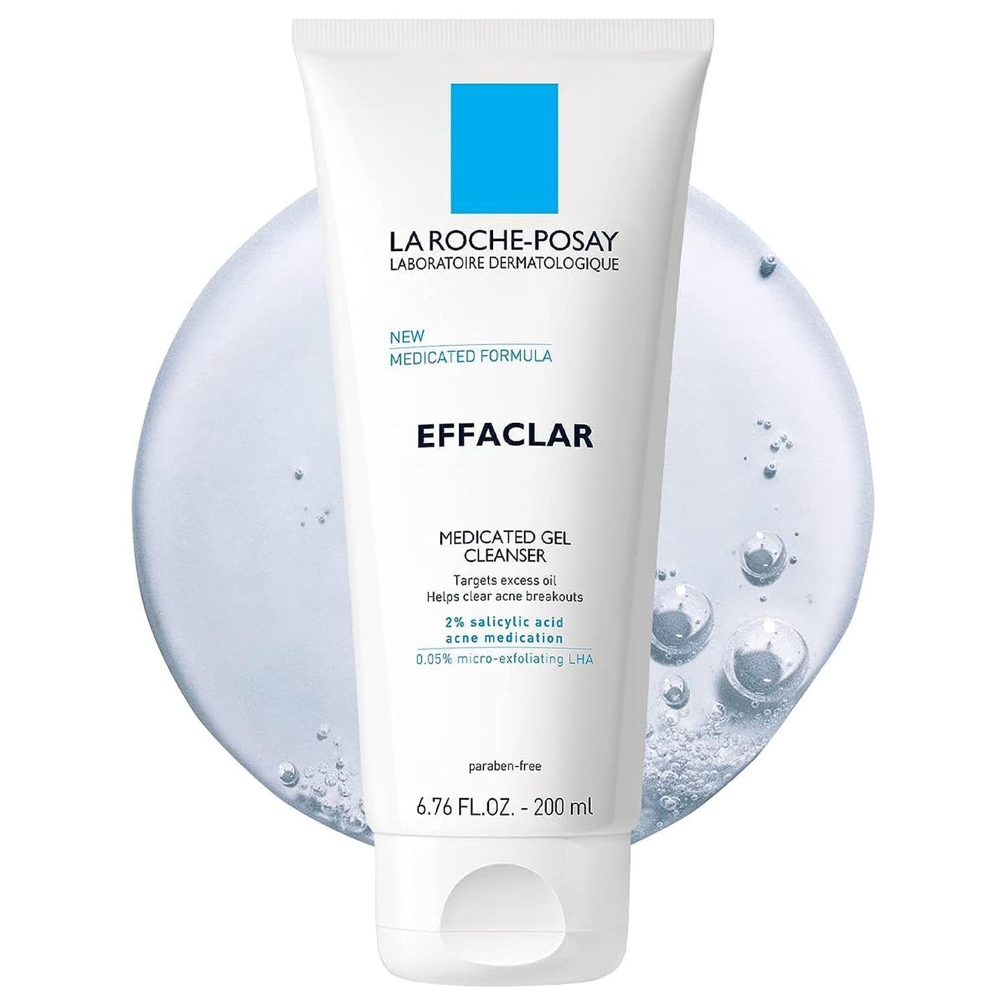 La Roche-Posay Effaclar Medicated Gel Cleanser, 2% Salicylic Acid Cleanser + LHA + Glycerin, Foaming Acne Face Wash, Helps Clear & Prevent Acne Beauty & Personal Care La Roche-Posay