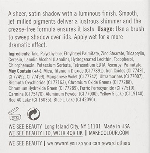 MAKE Cosmetics Satin Finish Eye Shadow, Ivy Beauty & Personal Care MAKE