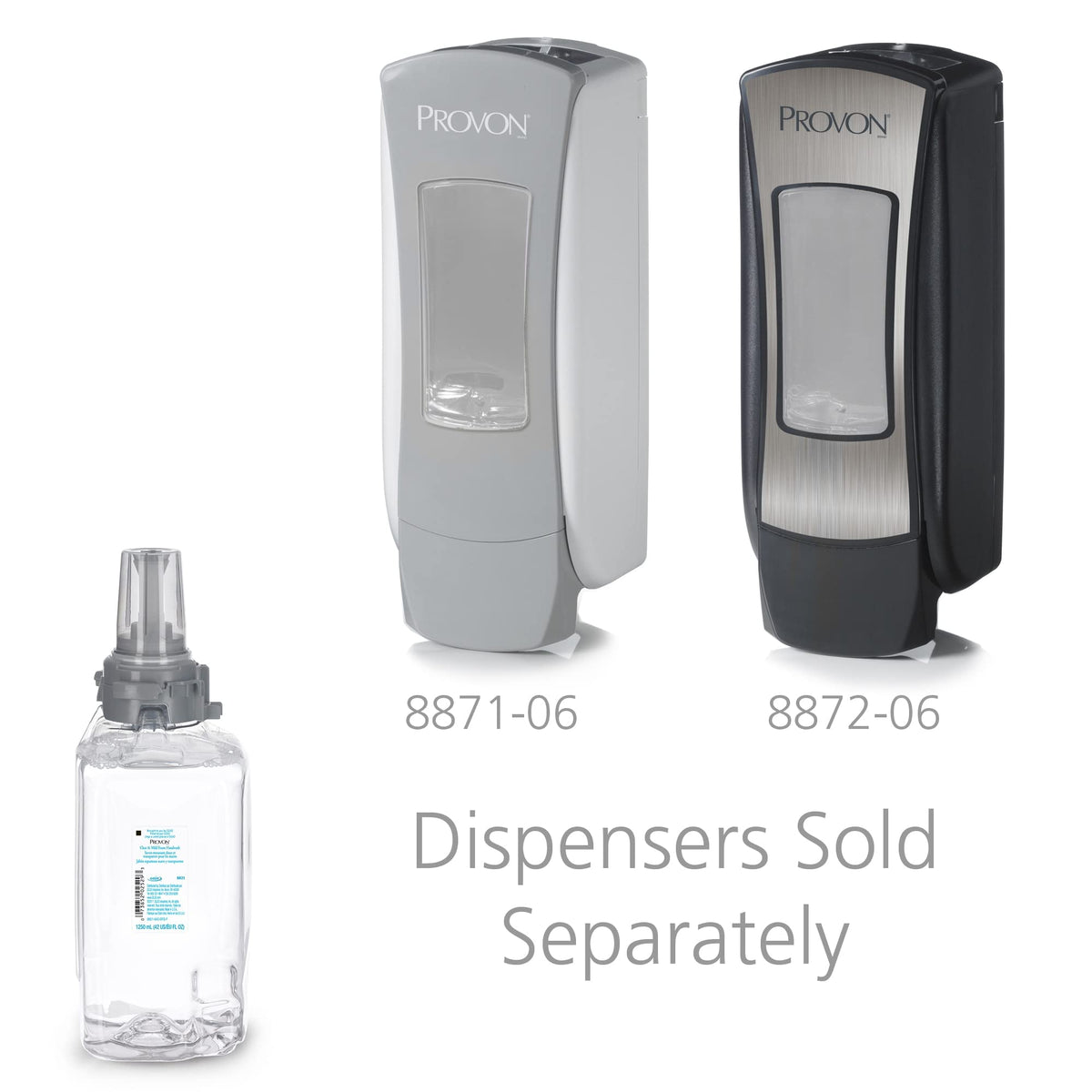 GOJO PROVON Clear & Mild Foaming Soap Dispenser Refill Bottle Unscented 1,250 mL 8821-03 1 Ct