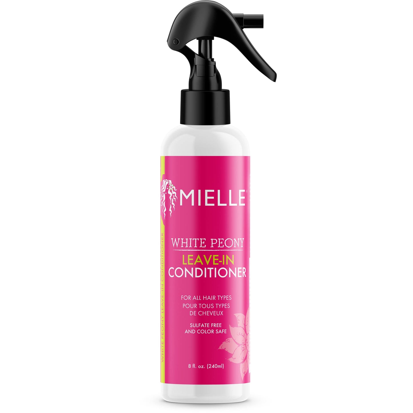 Mielle Organics White Peony Leave-In Conditioner Spray - Ultra-Moisturizing Detangler for Curly & Natural Hair - Frizz Control & Moisture Seal Beauty and Personal Care Mielle Organics