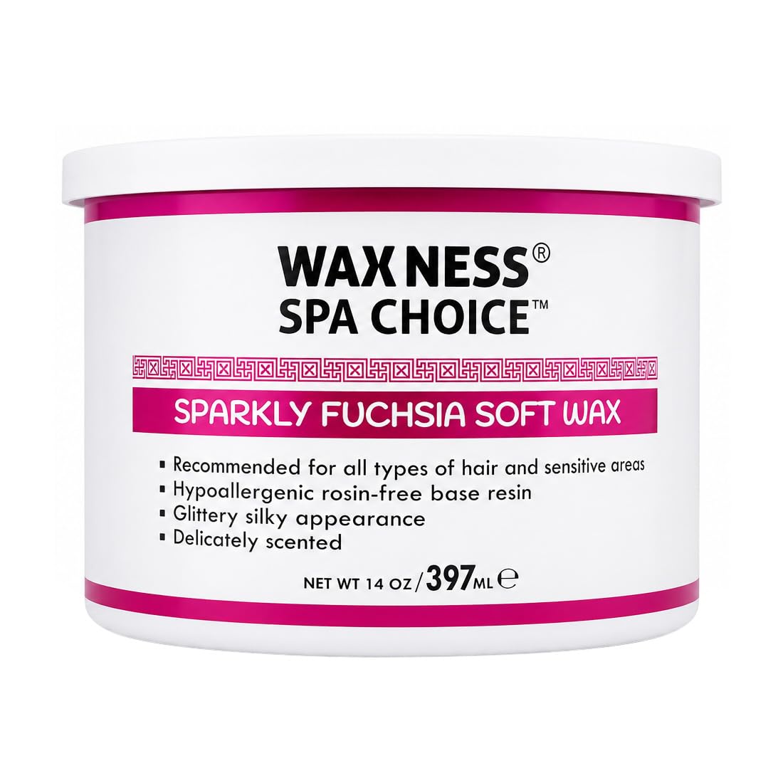Waxness Spa Choice Assorted Soft Wax Tins 14 oz Pack of 3 - Rose, Lavender Zinc Oxyde Beauty and Personal Care Waxness