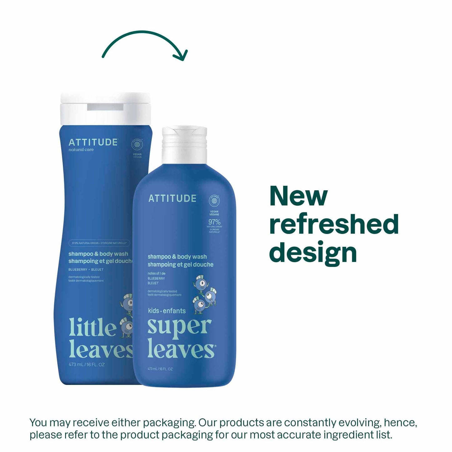 ATTITUDE Shampoo and Body Wash for Kids, EWG Verified Hair and Body Cleanser, Dermatologically Tested Soap, Plant and Mineral Based Bath Products Beauty & Personal Care ATTITUDE