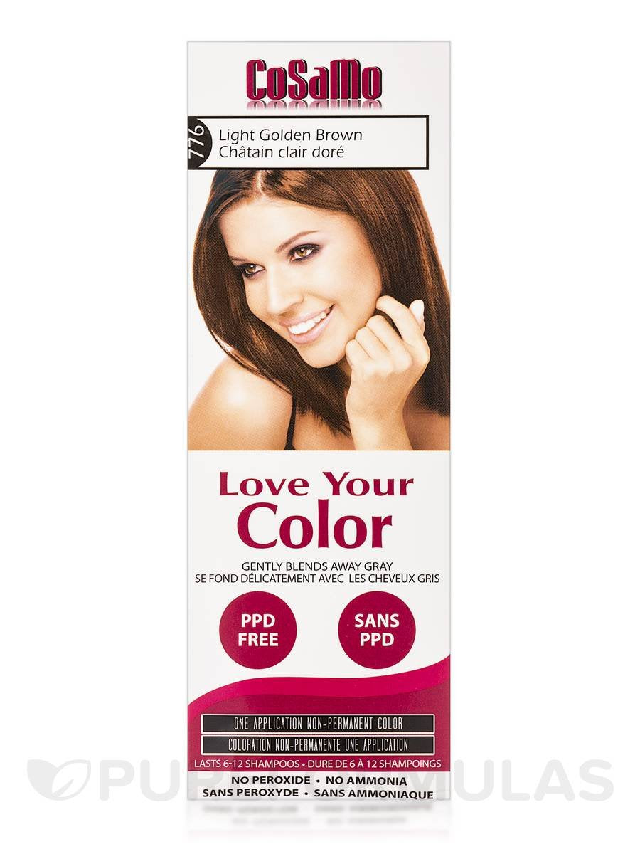 Love Your Color Cosamo Non Permanent Hair Color, Light Golden Brown Beauty & Personal Care Love Your Color