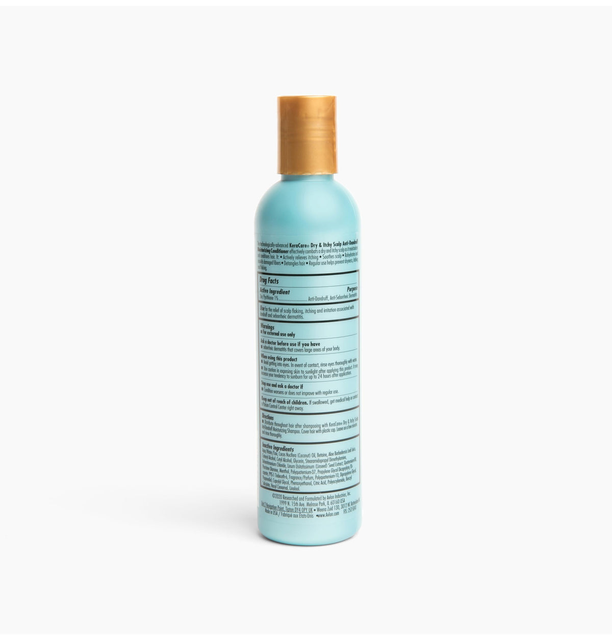 KeraCare Dry & Itchy Moisturizing Conditioner 8 oz - With Flax Seed Extract, Coconut Oil and Aloe Leaf Juice - Effective Against Dandruff, Seborrheic Beauty & Personal Care KeraCare