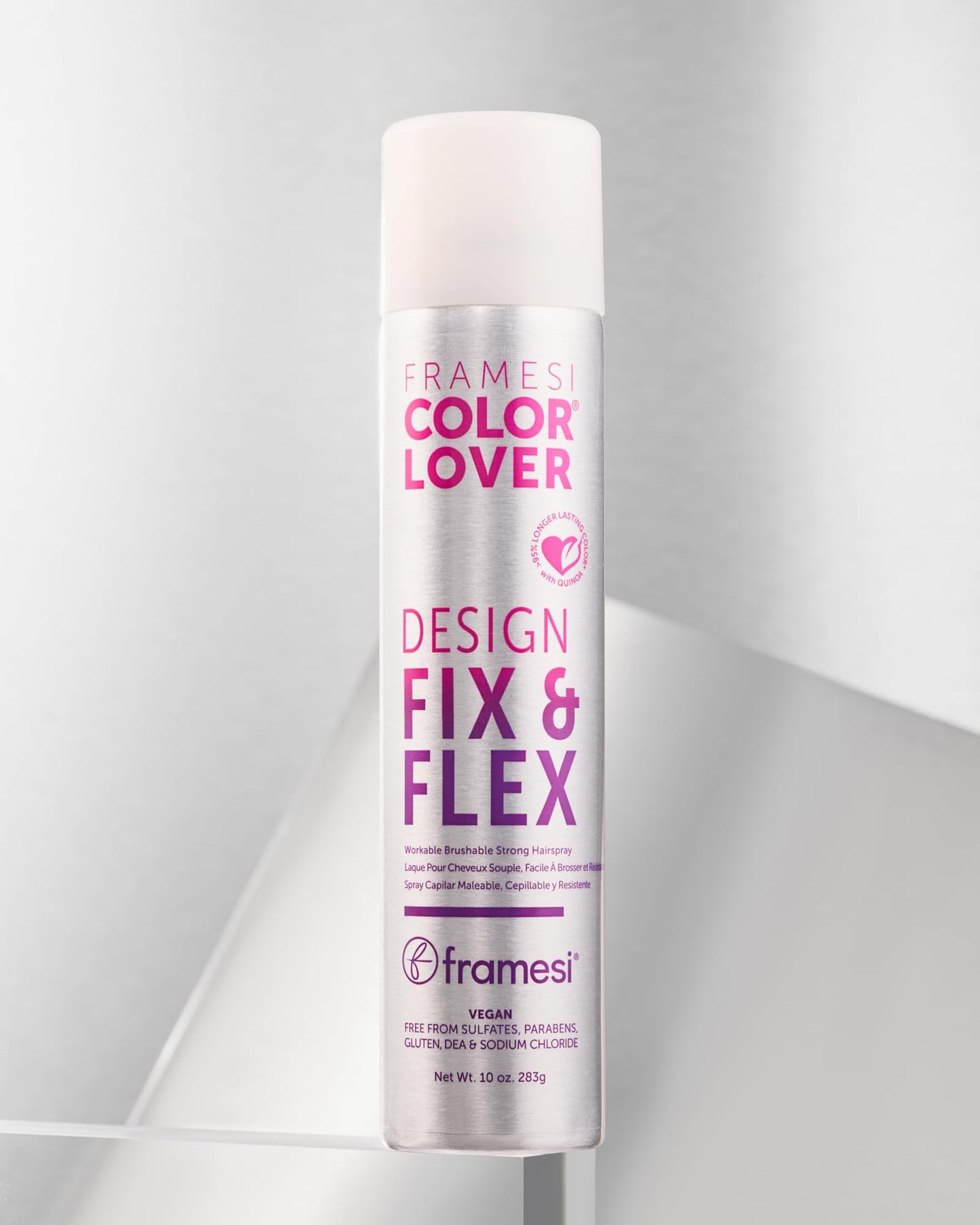 FRAMESI Color Lover Design Fix & Flex Strong Hold Hairspray, 10 oz, Workable and Brushable Hair Spray Beauty & Personal Care FRAMESI