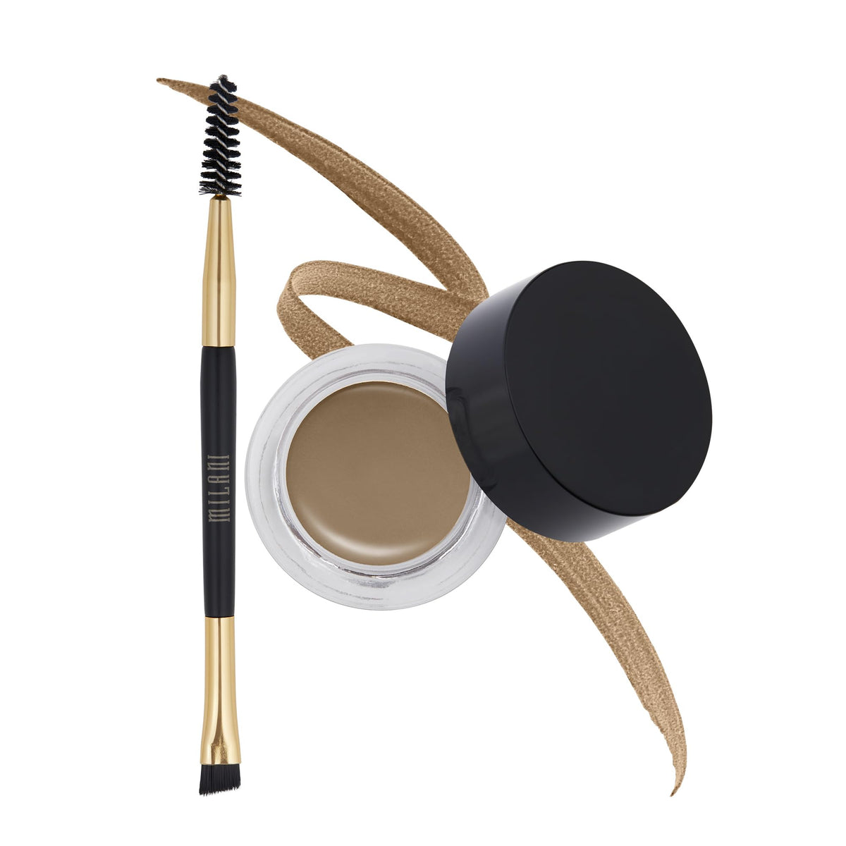 Milani Stay Put Brow Color - Soft Brown (0.09 Ounce) Vegan, Cruelty-Free Eyebrow Color that Fills and Shapes Brows‚? Beauty & Personal Care Milani